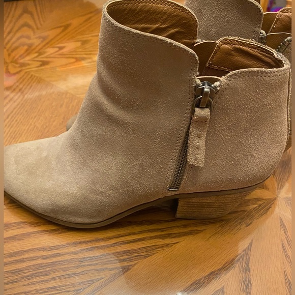Frye Tan Suede Ankle Boots - Picture 4 of 10
